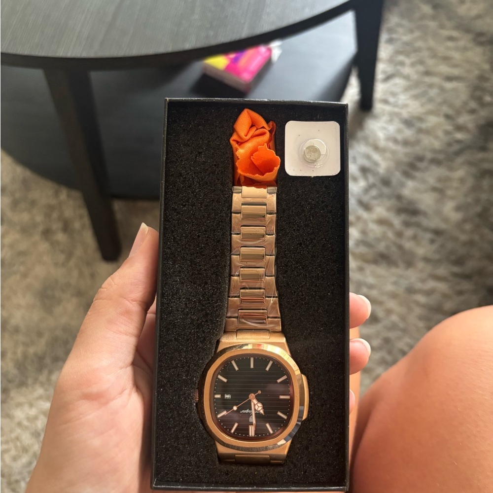 Rose Gold Men's Watch